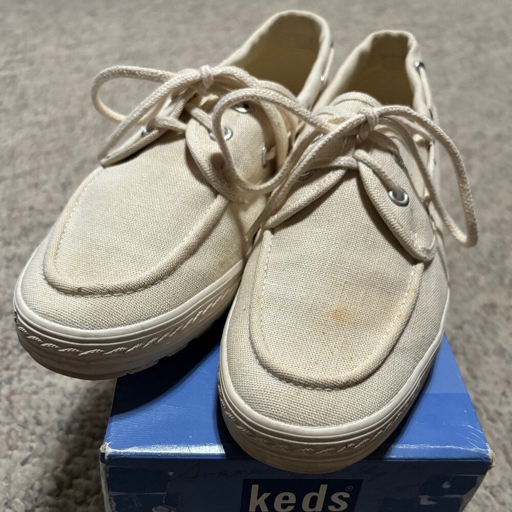 Keds Vintage Catamaran Canvas Boat Shoes